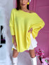 ELYNDI large size sweater "TULIP 37744" - yellow