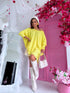 ELYNDI large size sweater "TULIP 37744" - yellow