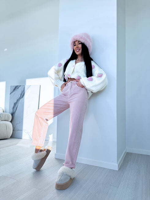 MOM FIT jeans "DIVERSION" Y3307-9 - old pink