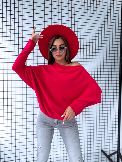 ELYNDI džemperis "SYMMETRY 37709" - RAUDONAS