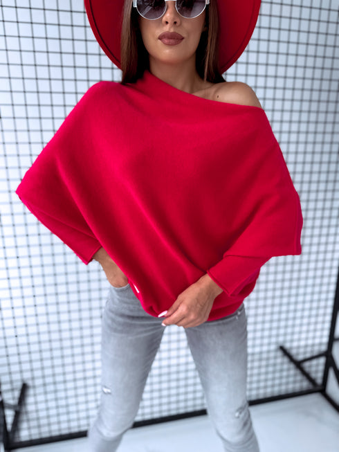 ELYNDI džemperis "SYMMETRY 37709" - RAUDONAS