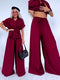 Komplekts "NO APOLOGY" 0261 - BORDO