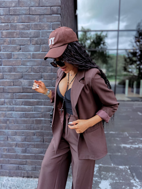 ELYNDI kostīms "OVERSIZED INTENTION" - CHOCO