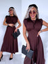 VIENTOŅA kleita "TOO MUCH" 1367 - CHOCO