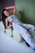 Jeans "MONOCHROME" HM1563-3 - GRAY PRE-ORDER