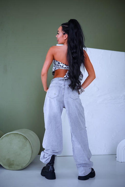 Jeans "MONOCHROME" HM1563-3 - GRAY PRE-ORDER