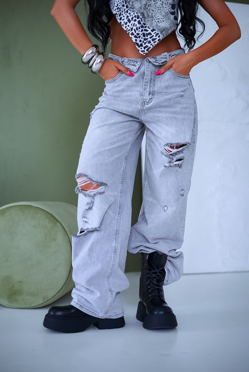 Jeans "MONOCHROME" HM1563-3 - GRAY PRE-ORDER