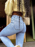 LIGHT BLUE denim PUSH-UP pants "SALTY" DJ2603