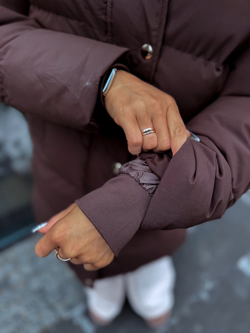 Удлинённая куртка "STRIKE GOLD" FC7619 - CHOCO