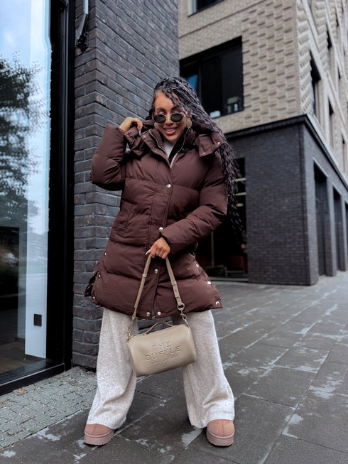 Удлинённая куртка "STRIKE GOLD" FC7619 - CHOCO