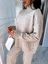 Knitted Set "AUTUMN E5389" - LIGHT BEIGE PRE-ORDER