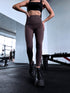 Slimming leggings with underwire 3286 - CHOCO