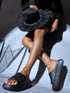Trendy, everyday slides - BLACK PRE-ORDER