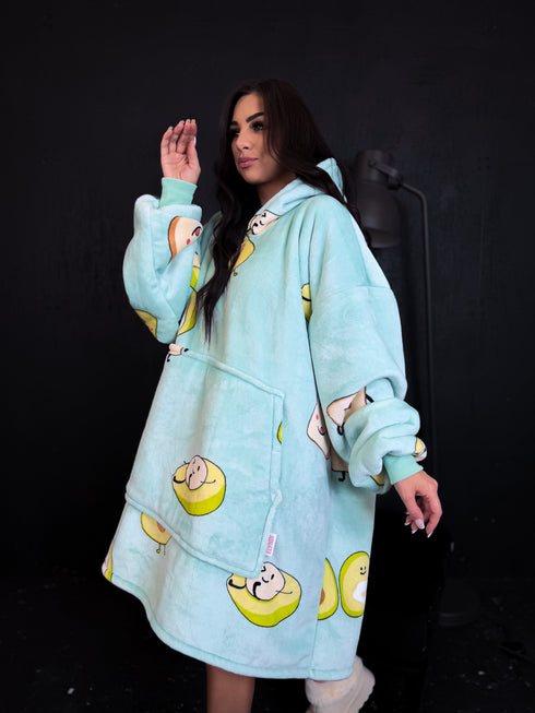 ELYNDI Lux blanket Sweater "AVOCADO"