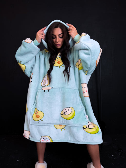 ELYNDI Lux blanket Sweater "AVOCADO"