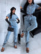 LIGHT BLUE DENIM jumpsuit "BLUE WEEKEND" LY107