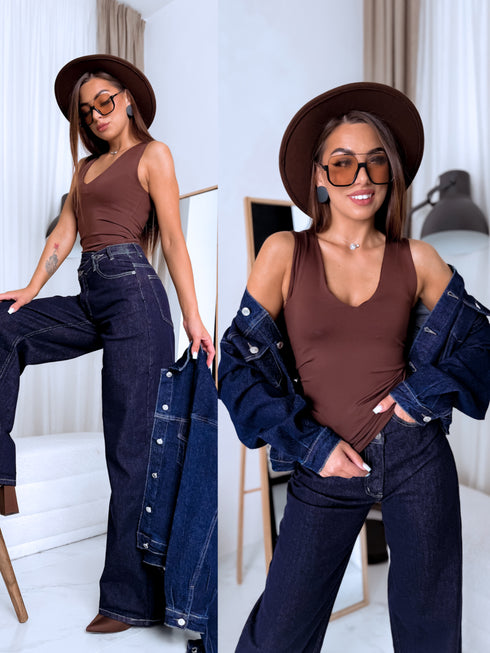 Топ с V-образным вырезом "BOOST VD1805" - CHOCO