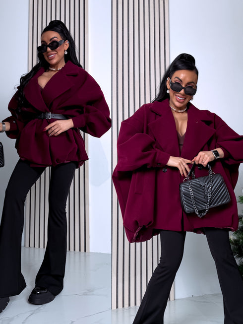 OVERSIZE mētelis "SNOWBALL 251174" - BORDO