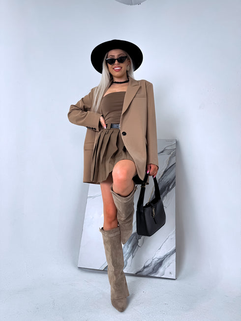 CAPPUCCINO crop top "MINI LADY"