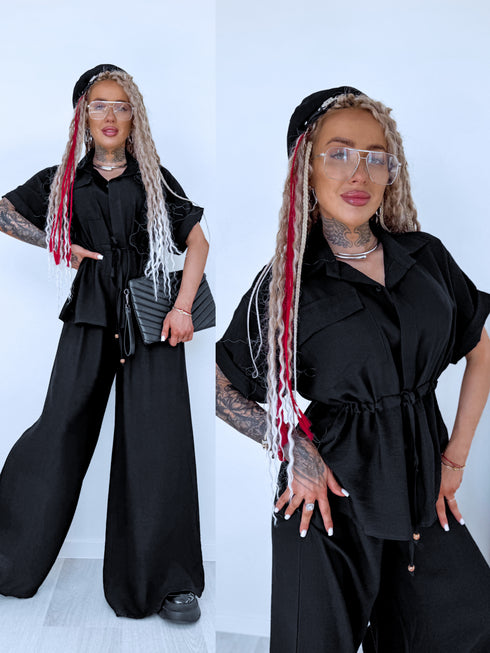 Set "NO APOLOGY" 0261 - BLACK