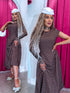 Kleita "DOT ELEGANCE" 1357 - CHOCO