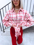 "DAYLIGHT" striped blouse LM08116 - SOFT PINK
