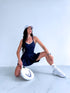 ELYNDI sports jumpsuit "INETA 6026" – DARK BLUE
