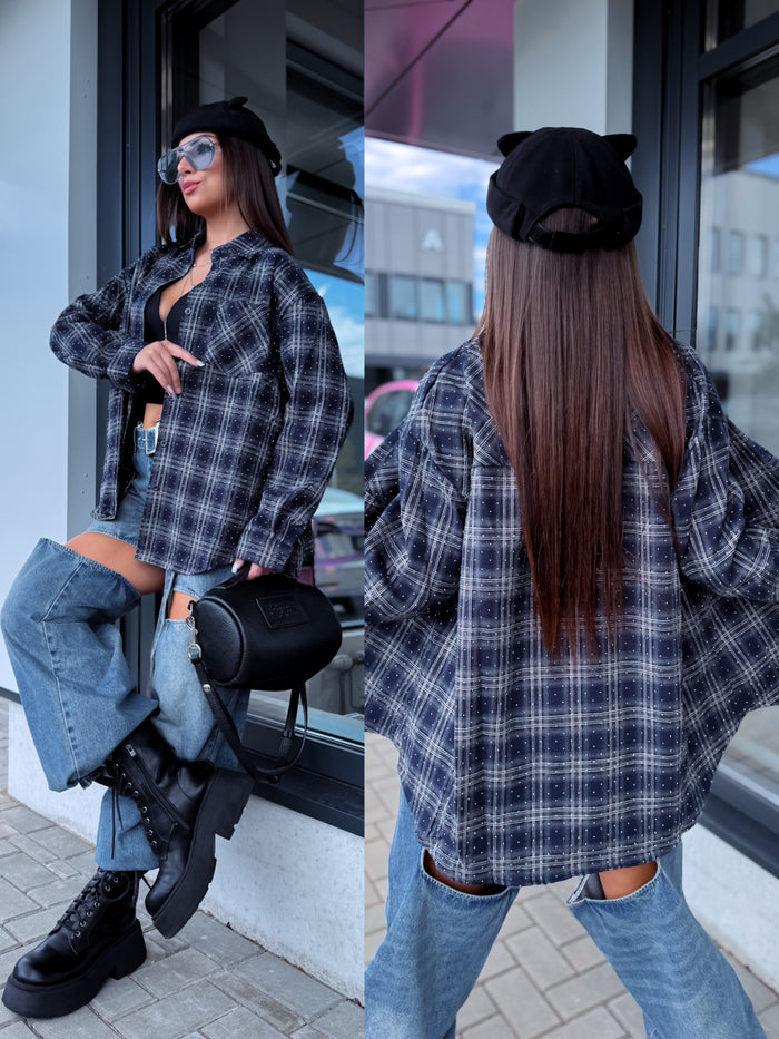 Krekls "HOUSE OF LUXE" EN125 - Tamsiai mėlynas