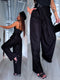 Classic pants "SAME THING" K2272 - BLACK