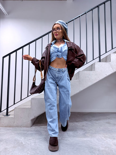 Džinsa bikses "OCEAN VOLUME" K2260 - ZILAS