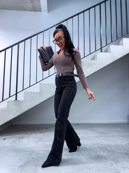 Džinsa bikses "SLAY THE STAGE T6267-6" - TUMŠI PELĒKAS