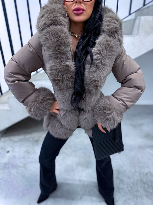 Short jacket "STREAK FC7607" - CAPPUCCINO