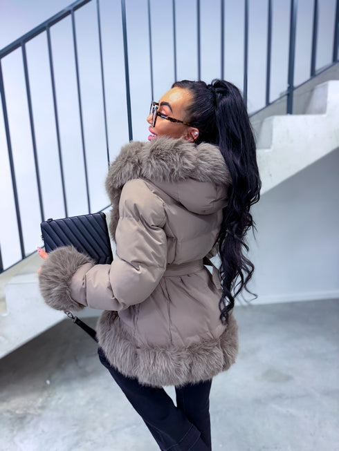 Short jacket "STREAK FC7607" - CAPPUCCINO