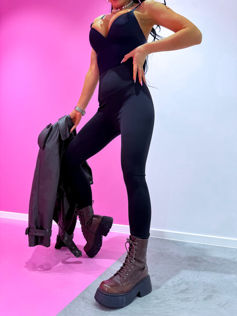 "TOTAL EFFECT LM88305" termo legingi - MELNI