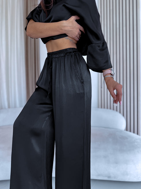 Pants "BURNING 5835" - BLACK