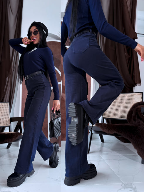 Джинсы "BLACK ICE DJ2497" - тёмно-синие ПРЕДЗАКАЗ