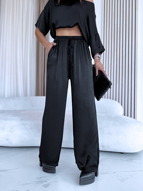 Pants "BURNING 5835" - BLACK