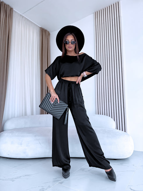 Pants "BURNING 5835" - BLACK