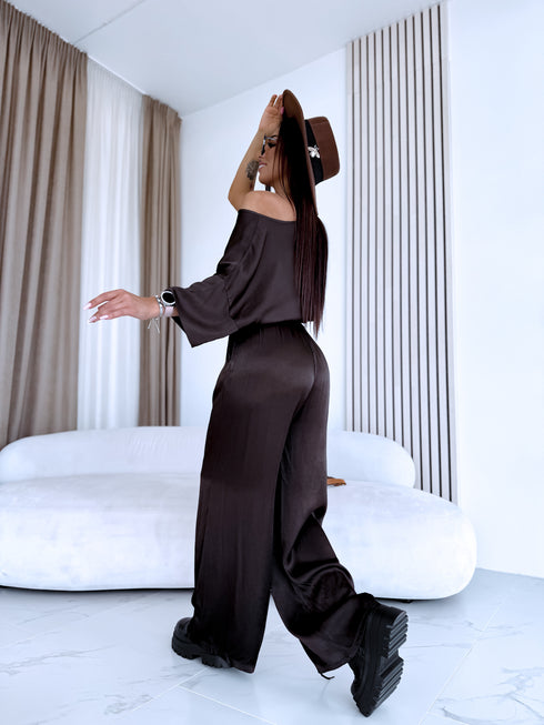 Pants "BURNING 5835" - CHOCO