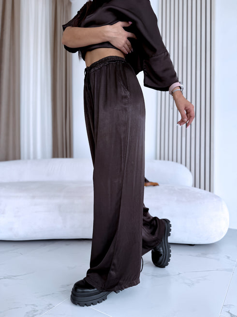 Pants "BURNING 5835" - CHOCO