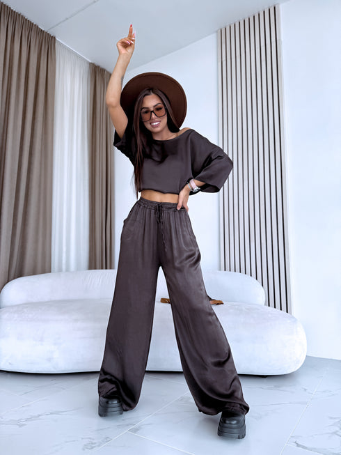 Pants "BURNING 5835" - CHOCO