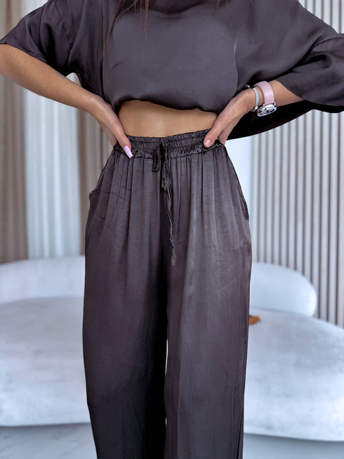 Pants "BURNING 5835" - CHOCO