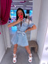 Denim dress "PEARL DENIM" TR0880 - LIGHT BLUE