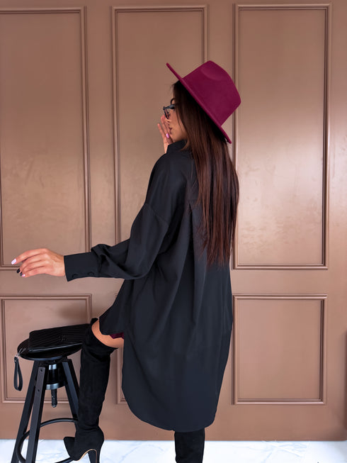 Рубашка "FOCUS" M703 - ЧЕРНАЯ