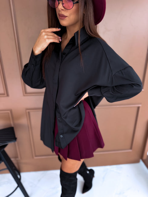 Рубашка "FOCUS" M703 - ЧЕРНАЯ