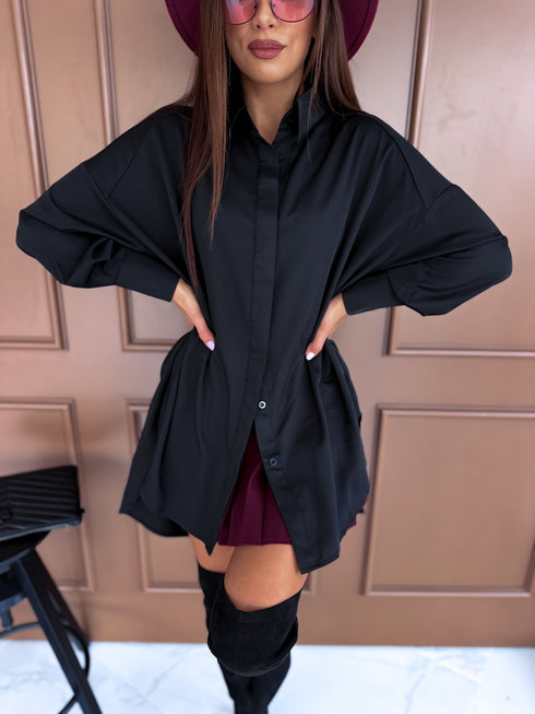 Рубашка "FOCUS" M703 - ЧЕРНАЯ