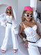 "ELIZABETH" Corset LM7610 - WHITE