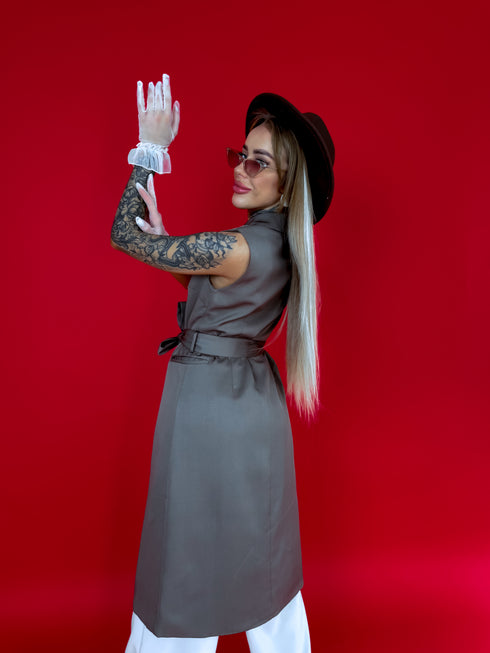 LUX pailginta liemenė "GEROS NAUJIENOS V022" - šokoladas