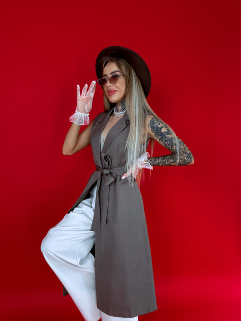 LUX pailginta liemenė "GEROS NAUJIENOS V022" - šokoladas