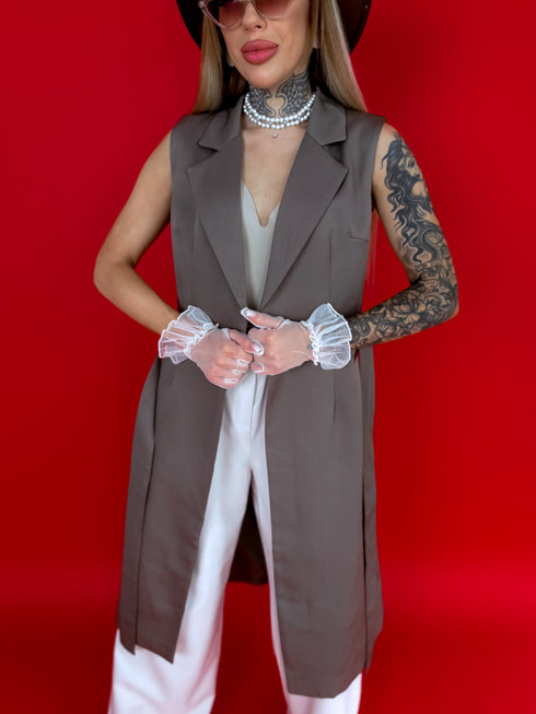 LUX pailginta liemenė "GEROS NAUJIENOS V022" - šokoladas